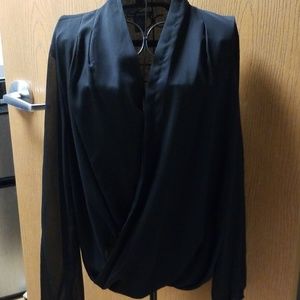 Black long sleeved  blouse